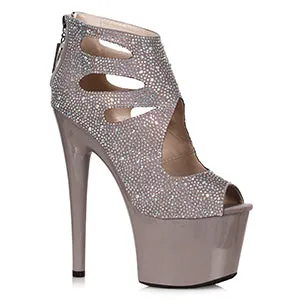 709-WENDY 7" Microfiber Platform with Rhinestones