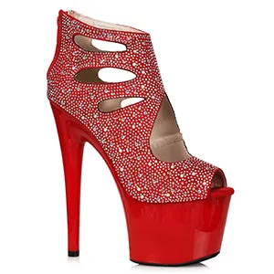 709-WENDY 7" Microfiber Platform with Rhinestones