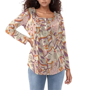 Amai Babydoll Long Sleeve Top