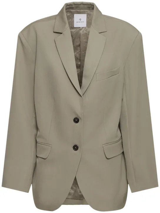 ANINE BING   Quinn wool blazer 