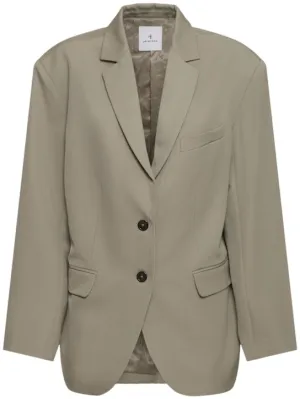 ANINE BING   Quinn wool blazer 
