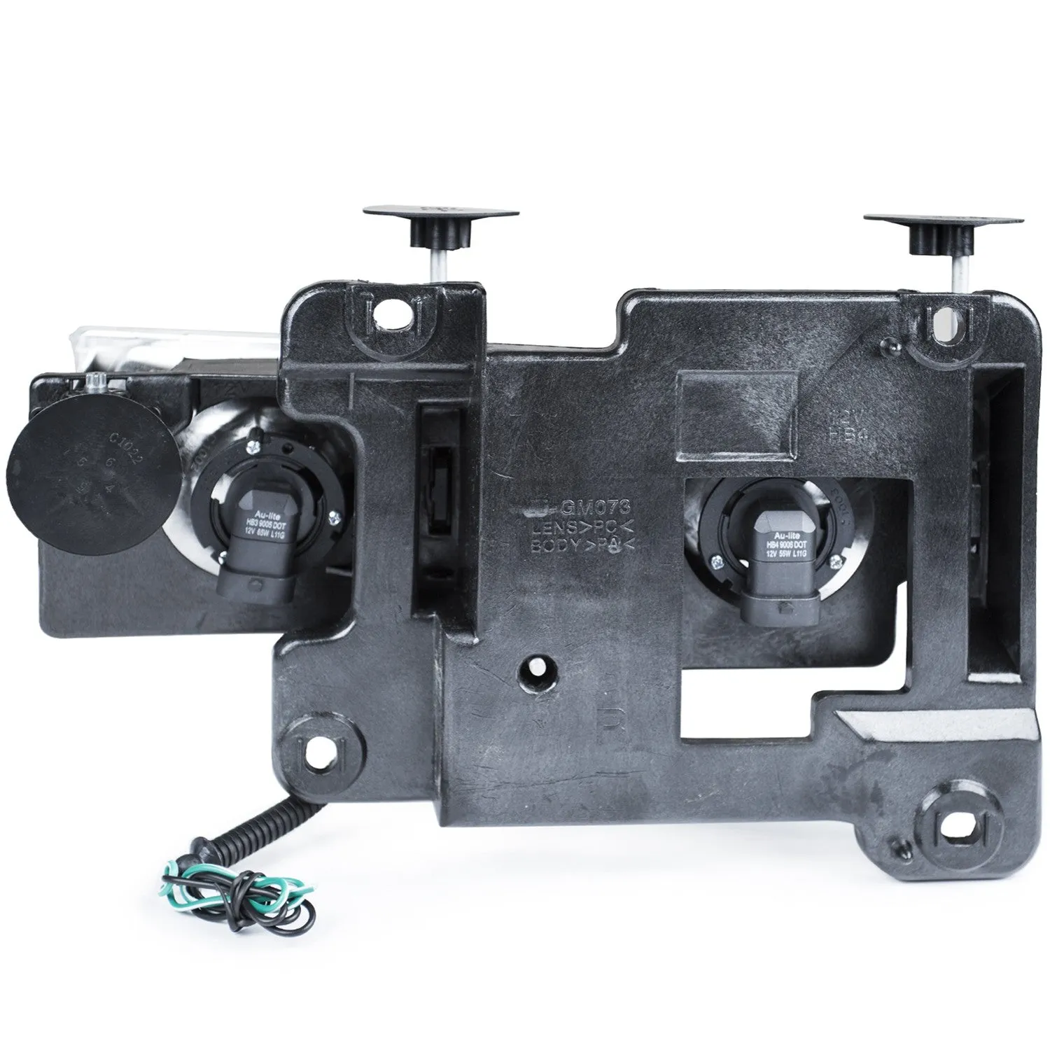 Anzo Crystal Headlights Chevy Blazer Full-Size (92-94) [w/ Low-Brow] Black or Chrome