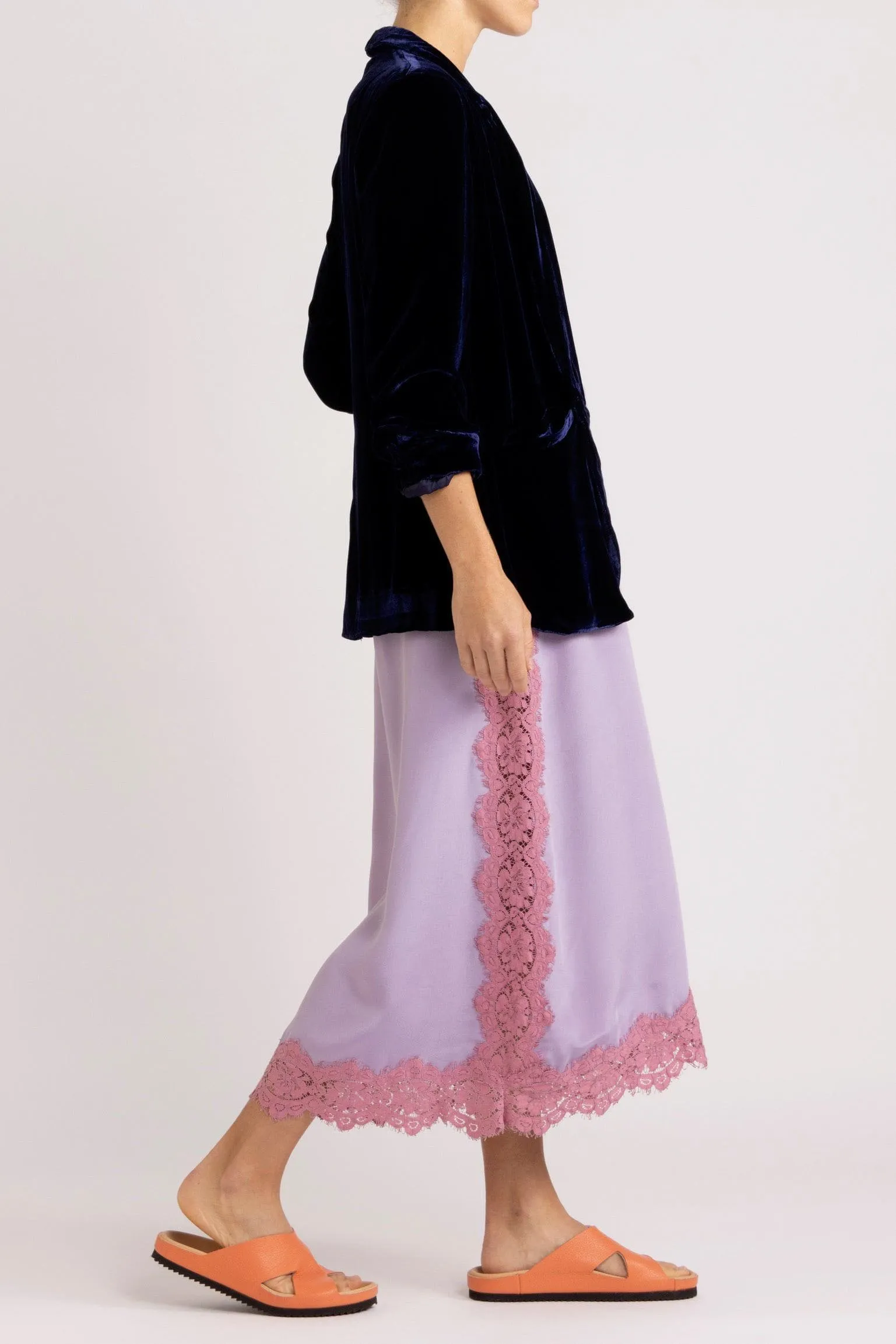 Aude Silk Velvet Blazer
