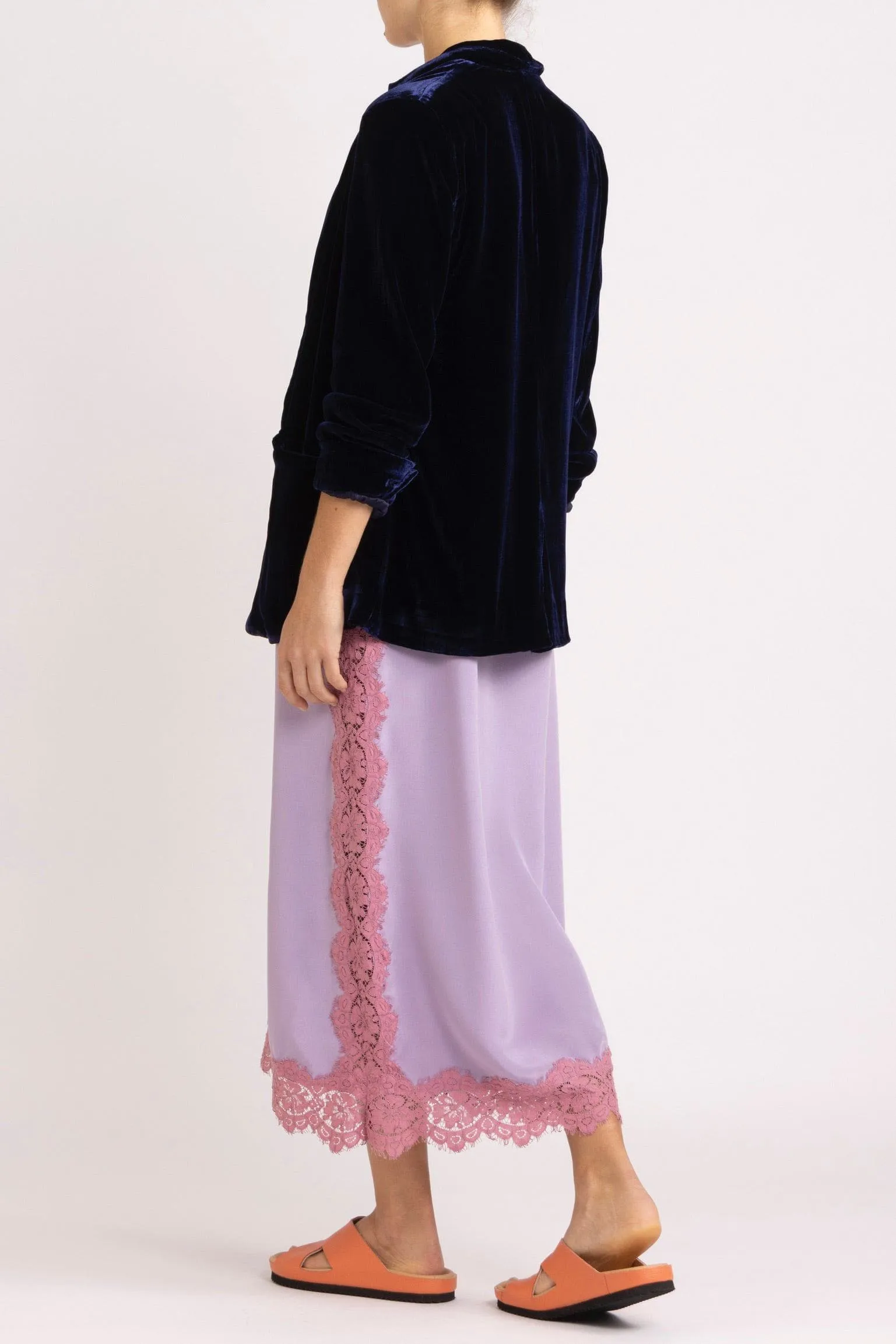Aude Silk Velvet Blazer