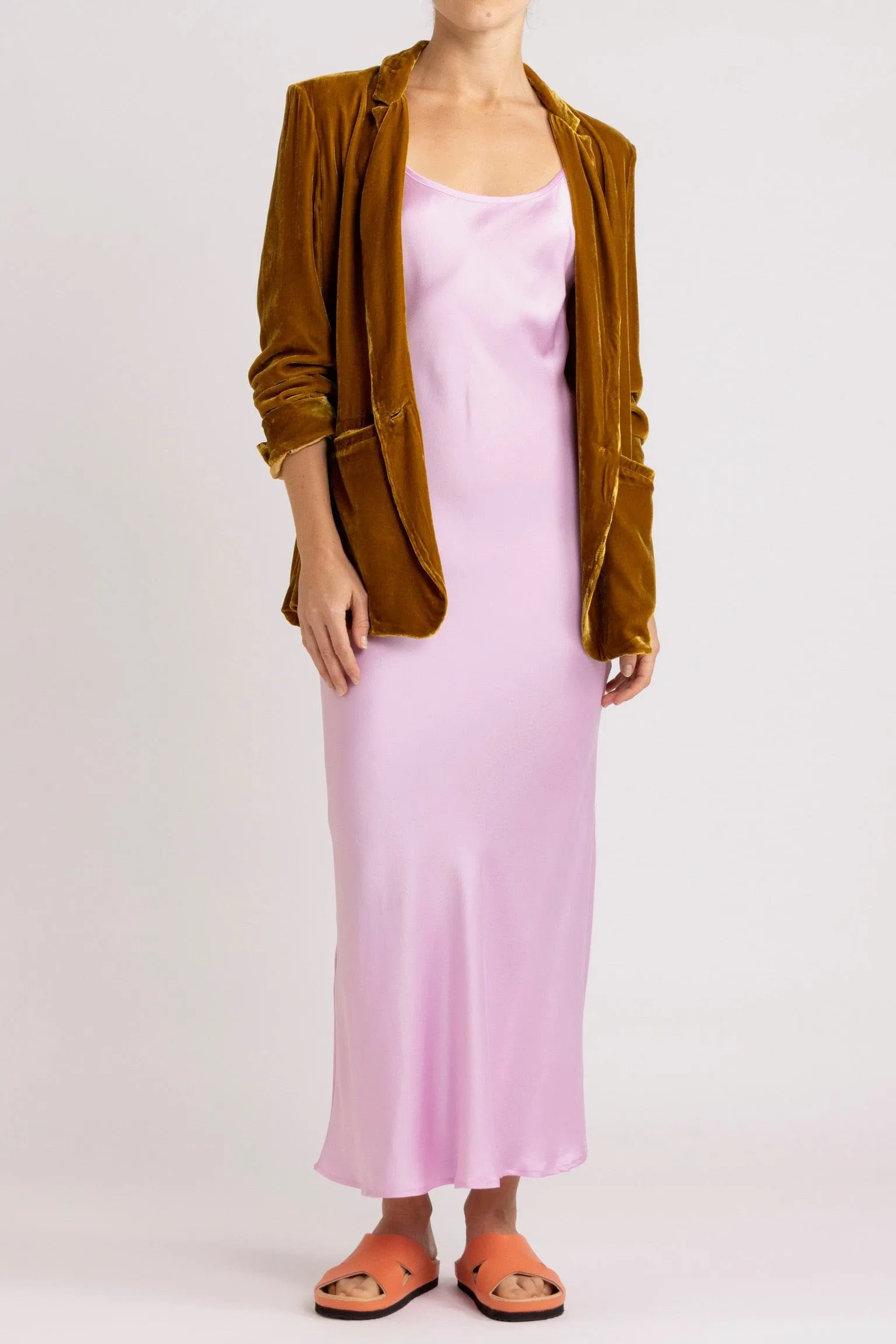 Aude Silk Velvet Blazer