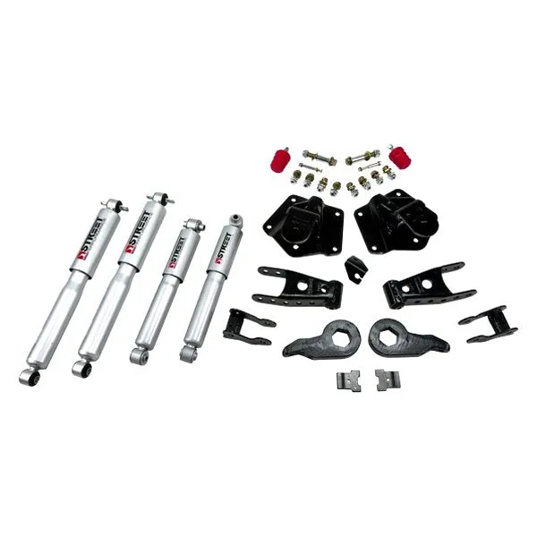 Belltech Lowering Kit Chevy Blazer 4WD 4DR (92-94) Front And Rear - w/o or w/ Shocks