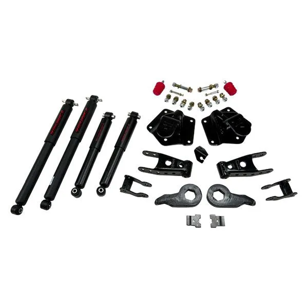 Belltech Lowering Kit Chevy Blazer 4WD 4DR (92-94) Front And Rear - w/o or w/ Shocks