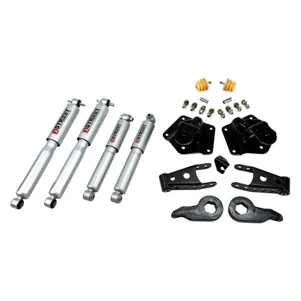 Belltech Lowering Kit Chevy Blazer 4WD 4DR (92-94) Front And Rear - w/o or w/ Shocks