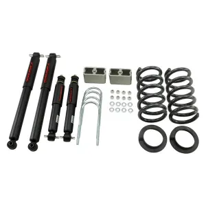Belltech Lowering Kit Chevy Blazer / GMC Jimmy 6 cyl. Exc .Extreme (98-03) Front And Rear - w/o or w/ Shocks
