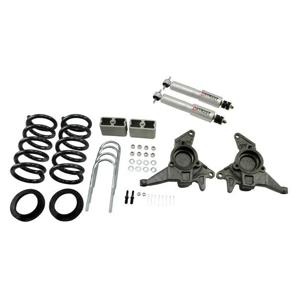 Belltech Lowering Kit Chevy Blazer / GMC Jimmy 6 cyl. Exc .Extreme (98-03) Front And Rear - w/o or w/ Shocks