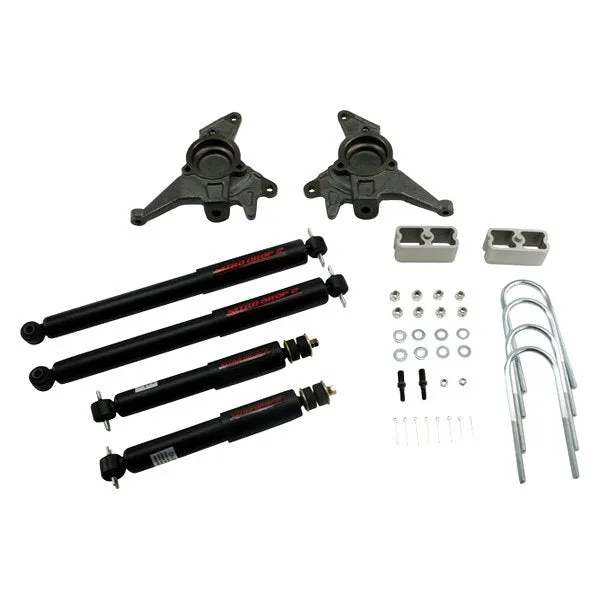 Belltech Lowering Kit Chevy Blazer / GMC Jimmy 6 cyl. incl. Extreme (98-03) Front And Rear - w/o or w/ Shocks
