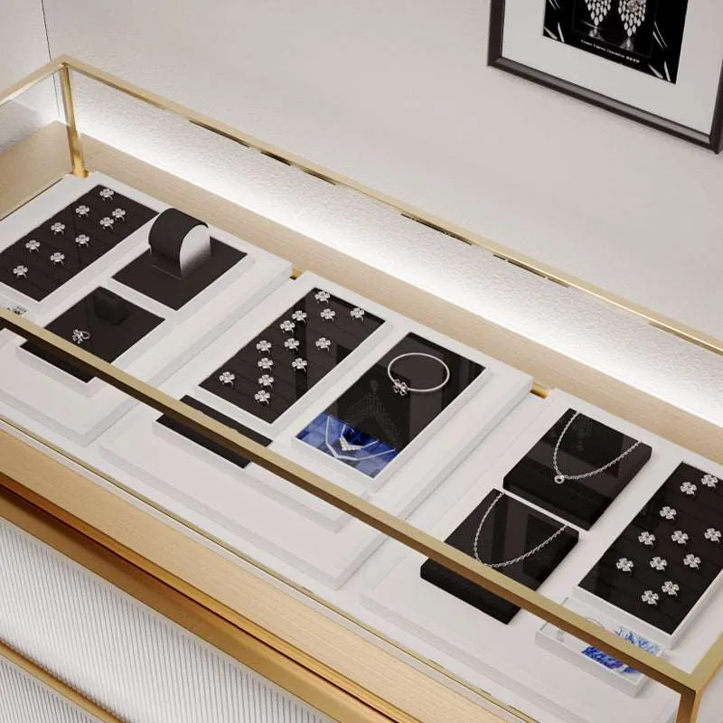Black Microfiber Jewelry Display Set TT149