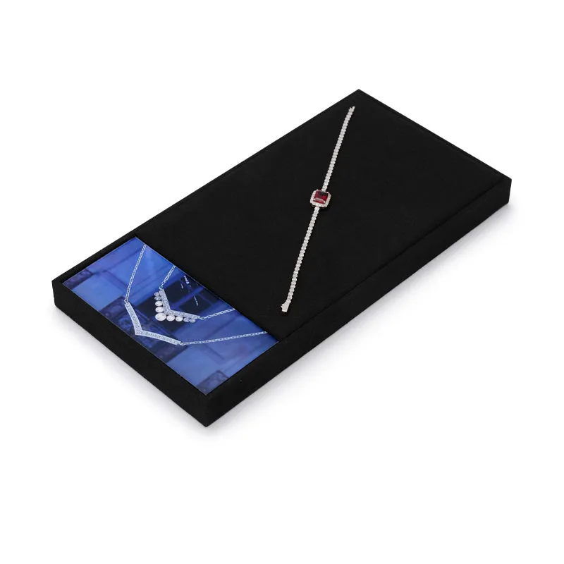Black Microfiber Jewelry Display Set TT149
