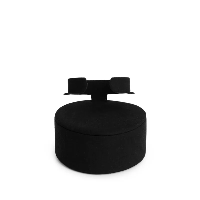 Black Microfiber Jewelry Set TT105