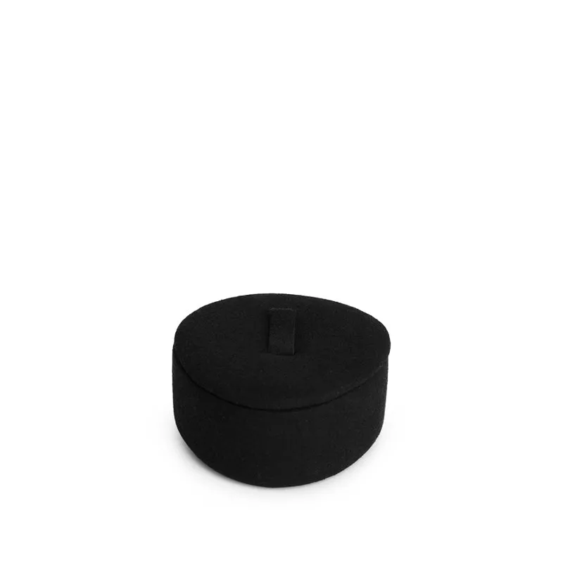 Black Microfiber Jewelry Set TT105