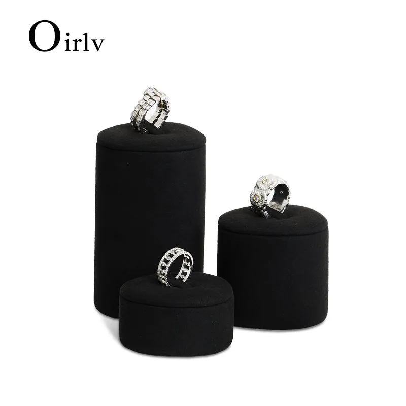 Black Microfiber Jewelry Set TT105