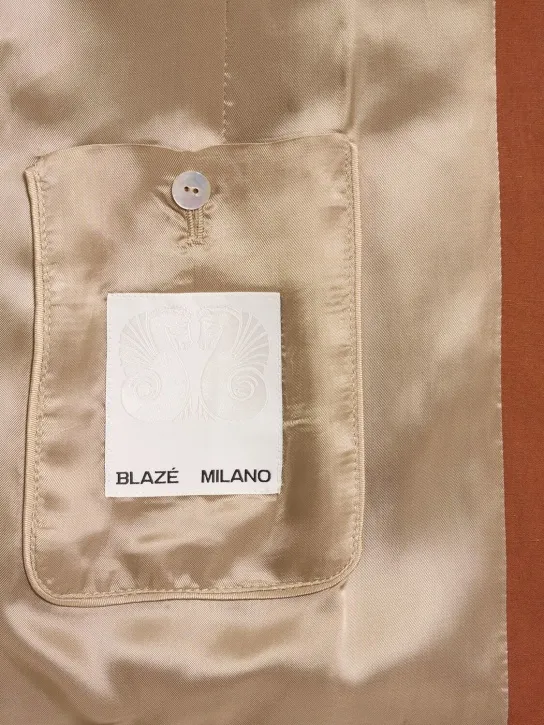 Blazé Milano   Dojo Charmer linen blend blazer 