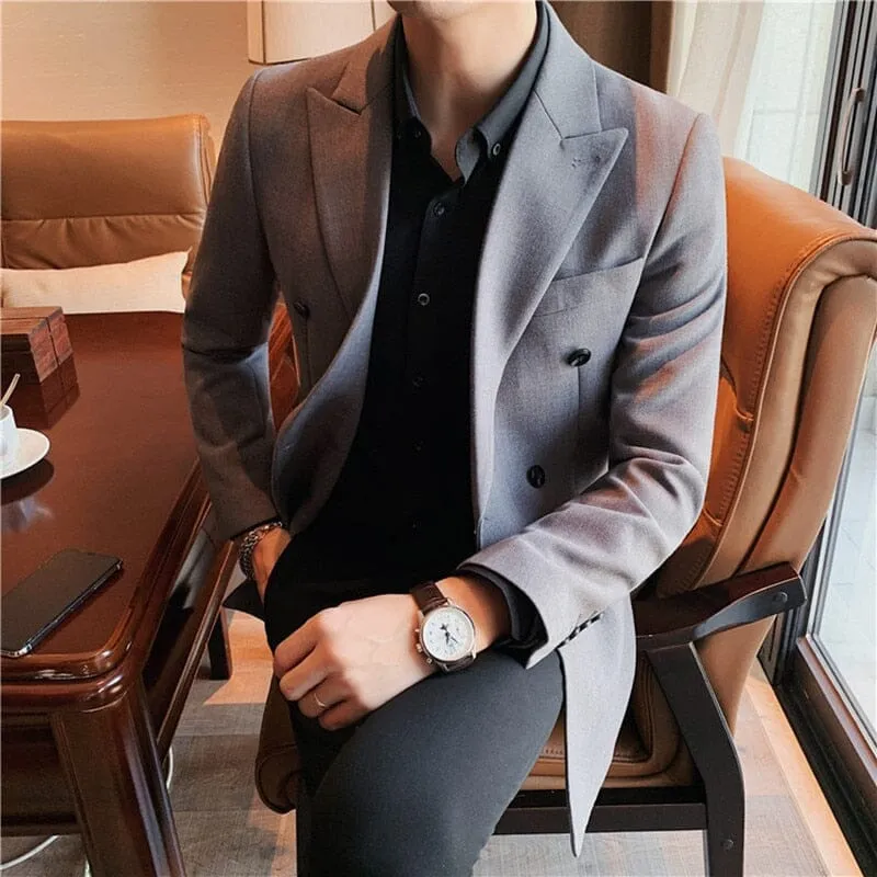 Blazer Abotoamento Duplo Masculino LC127