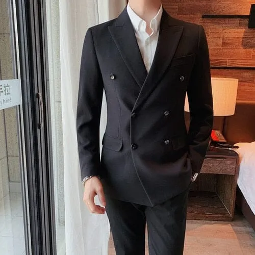 Blazer Abotoamento Duplo Masculino LC127