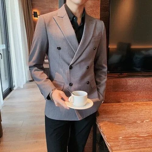 Blazer Abotoamento Duplo Masculino LC127