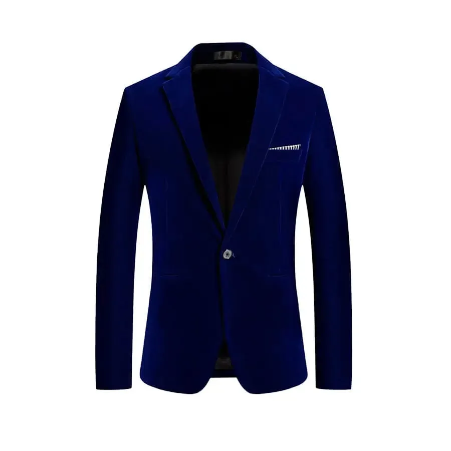 Blazer de Veludo Masculino LC017