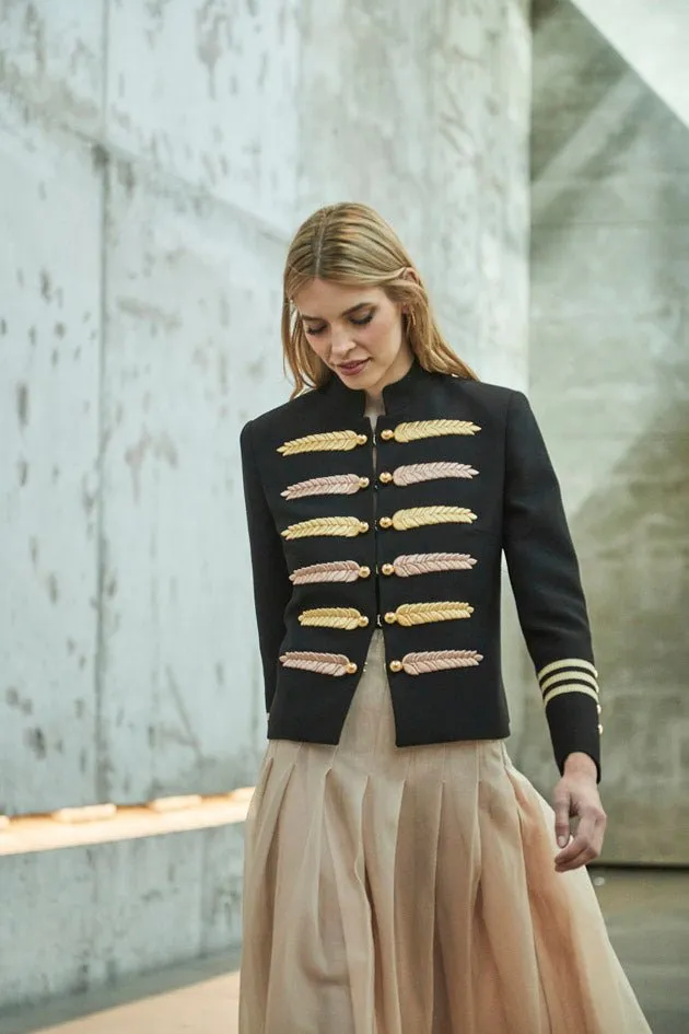 BLAZER ESPIGAS BICOLOR RENATA ROMA