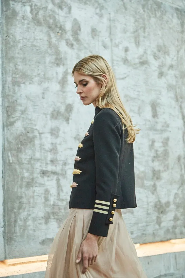 BLAZER ESPIGAS BICOLOR RENATA ROMA
