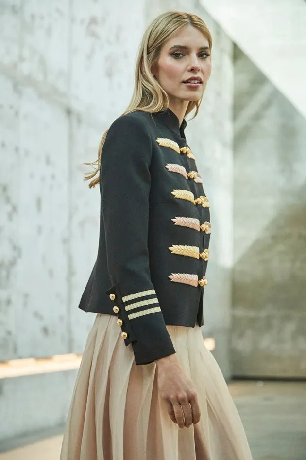 BLAZER ESPIGAS BICOLOR RENATA ROMA