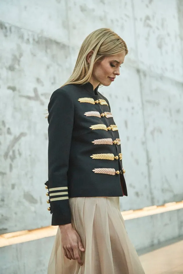 BLAZER ESPIGAS BICOLOR RENATA ROMA