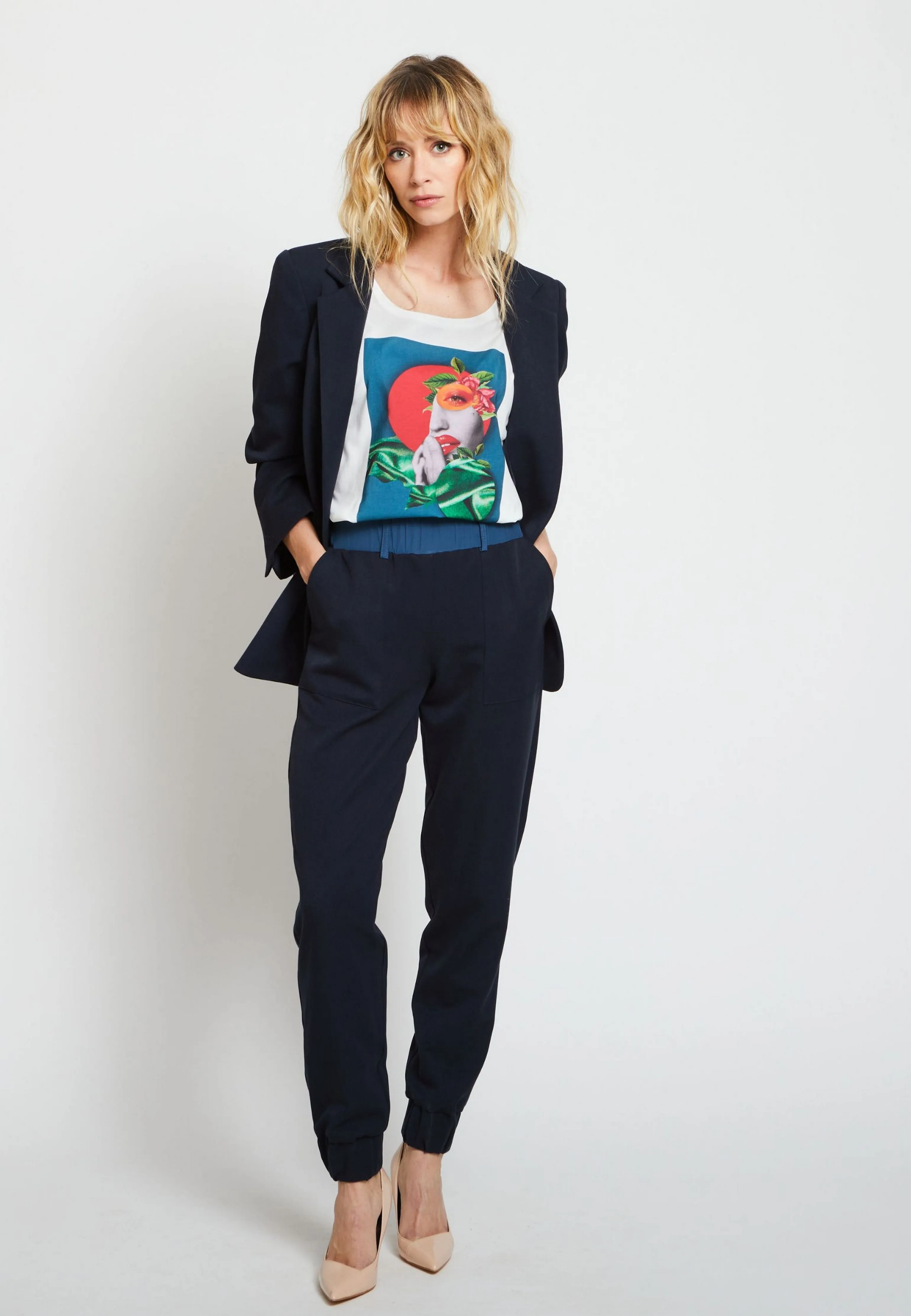 BLAZER KUJAKU DÉTAIL SOIE