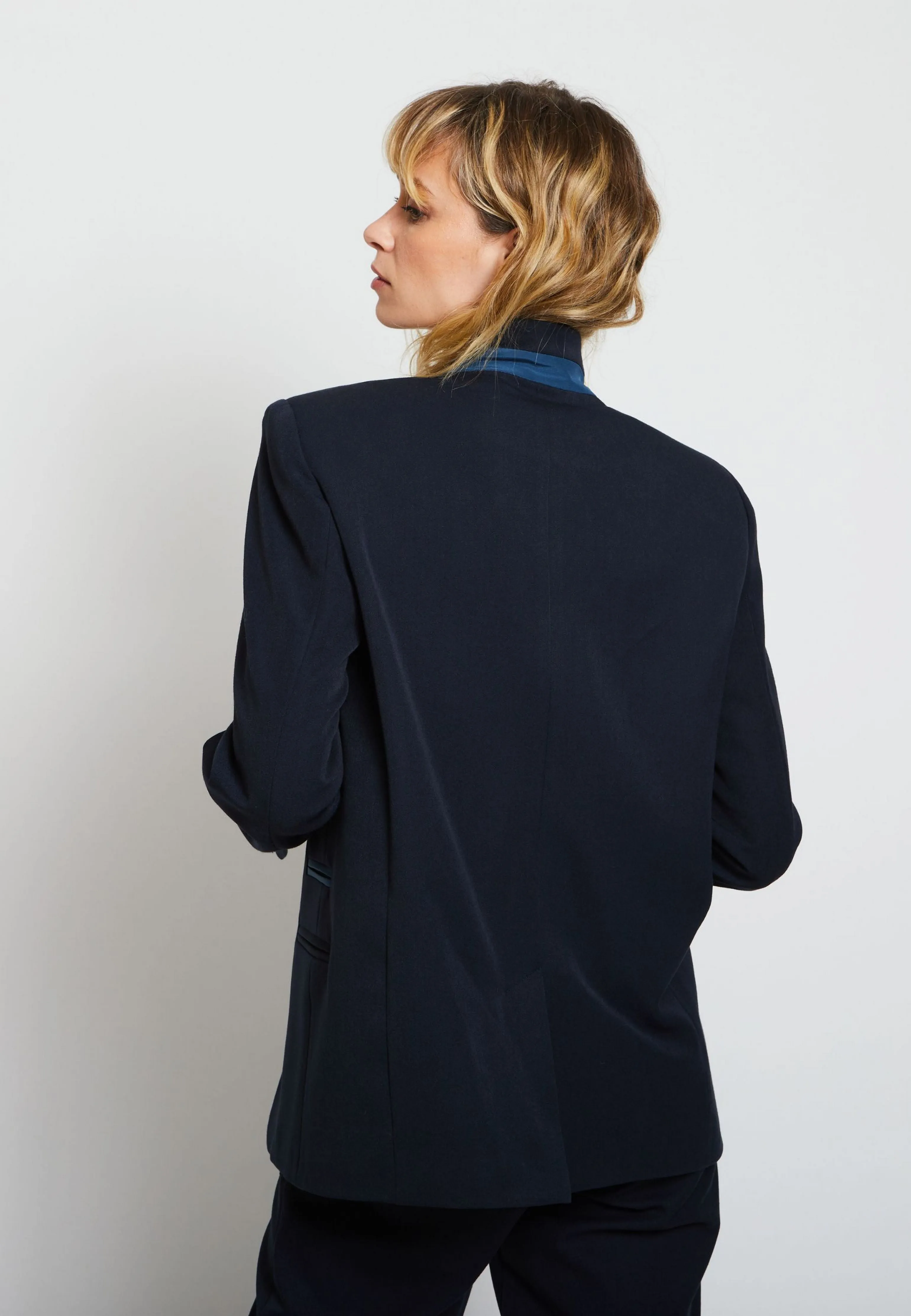 BLAZER KUJAKU DÉTAIL SOIE