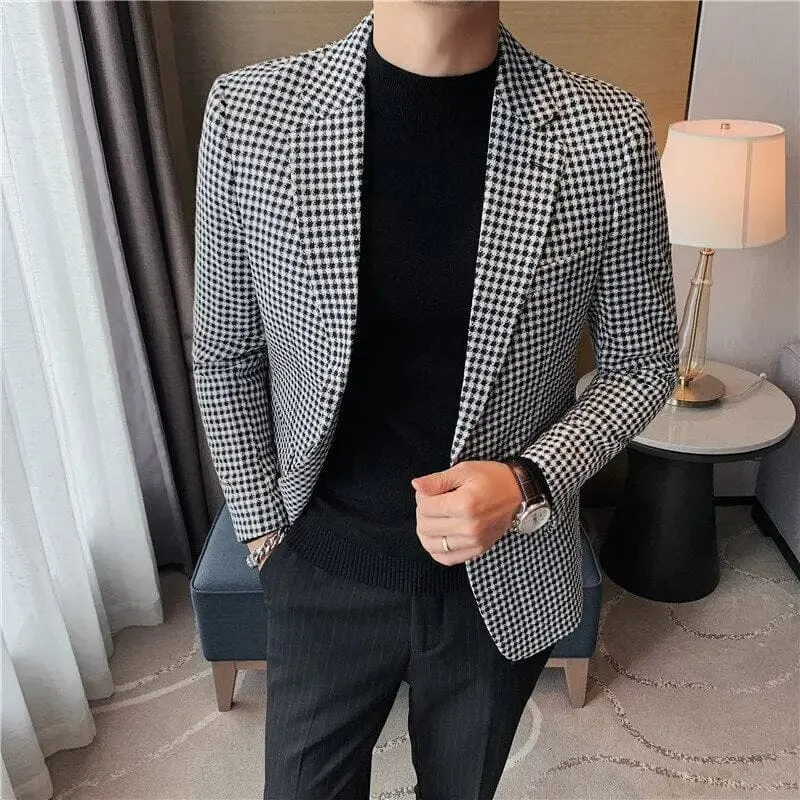 Blazer Xadrez Masculino Quadriculado LC016