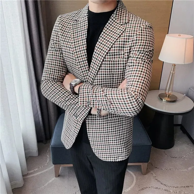 Blazer Xadrez Masculino Quadriculado LC016