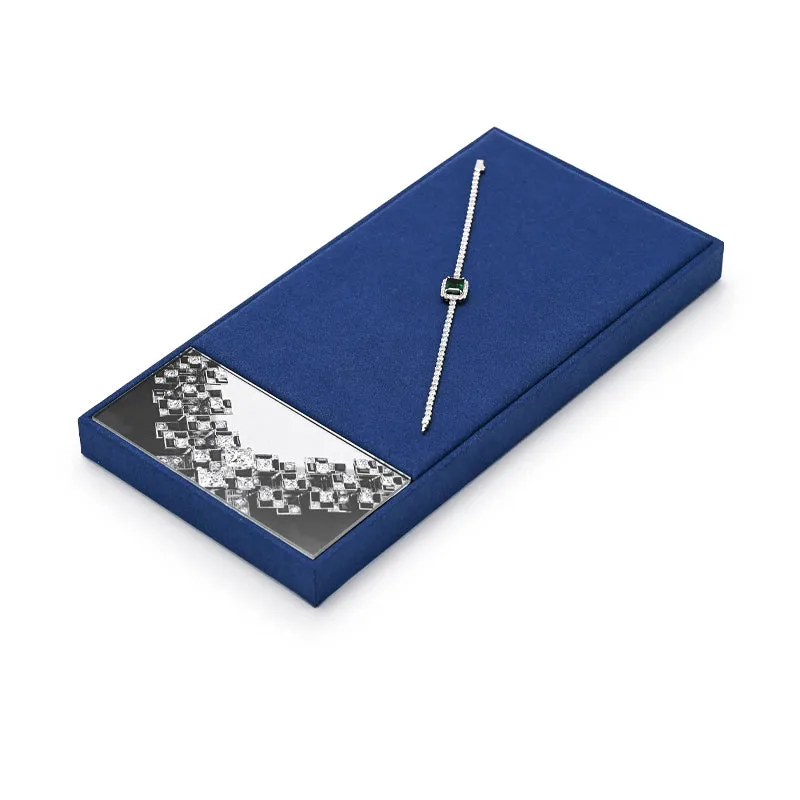 Blue Microfiber Jewelry Display Set TT147