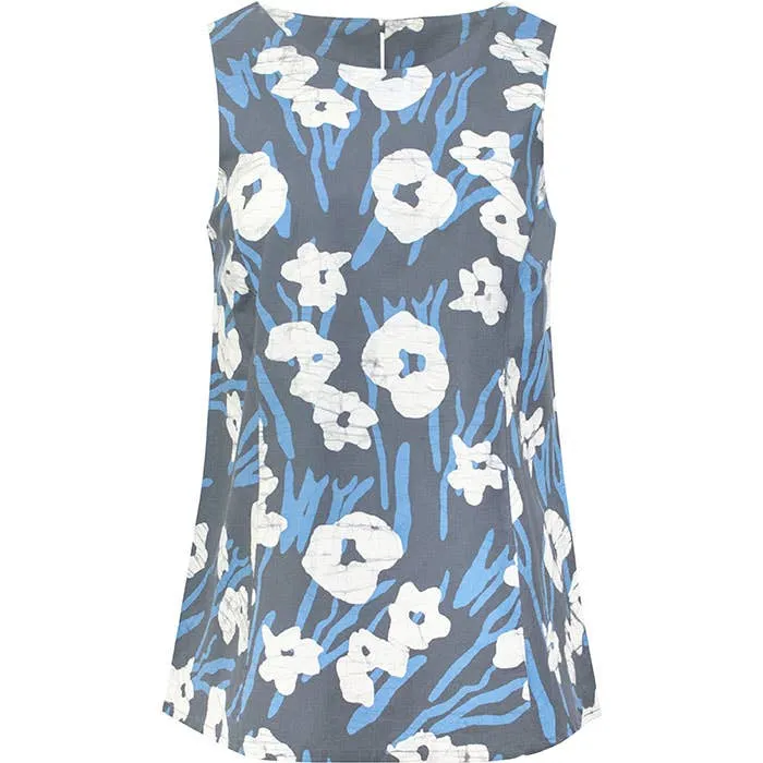 Boardwalk Blouse: Painted Floral