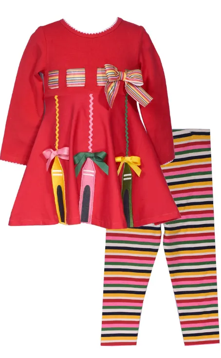 Bonnie Jean - Back-to-School Tunic   Legging Set