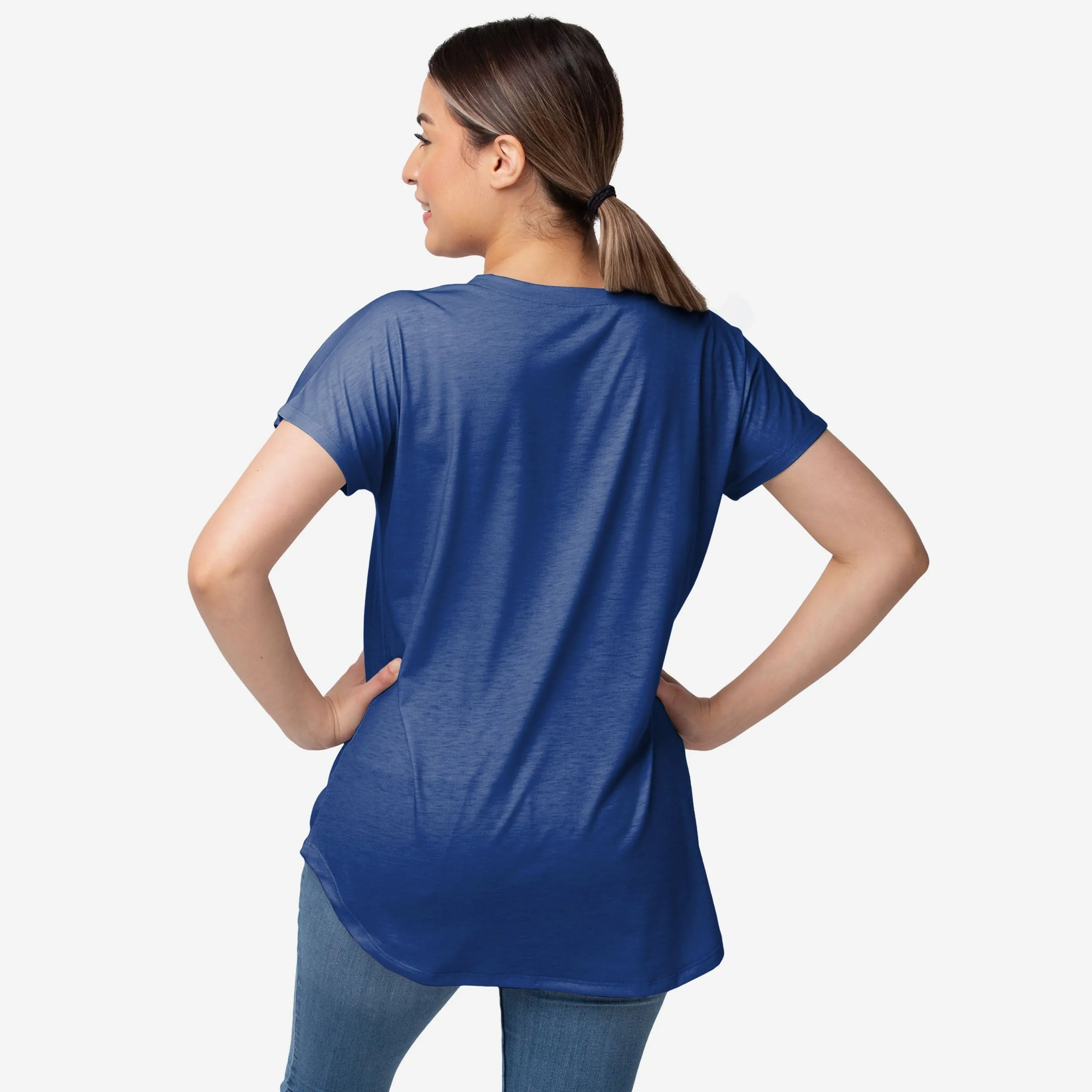 Buffalo Bills Womens Script Wordmark Tunic Top