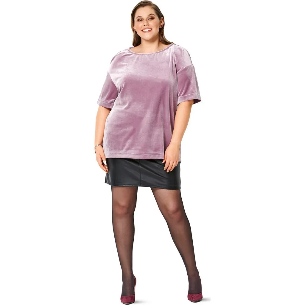 Burda Style Pattern B6260 Women's Tunic or Top, Designed for Stretch Knits