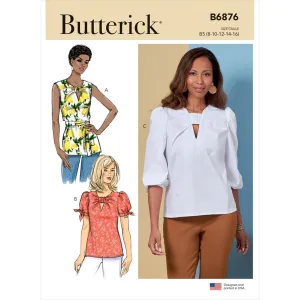 Butterick Pattern B6876 Misses' Tunic with Sash and Top