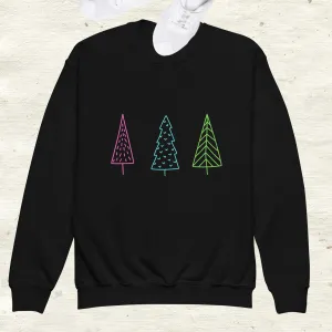 Christmas Trees Youth Crewneck Sweatshirt