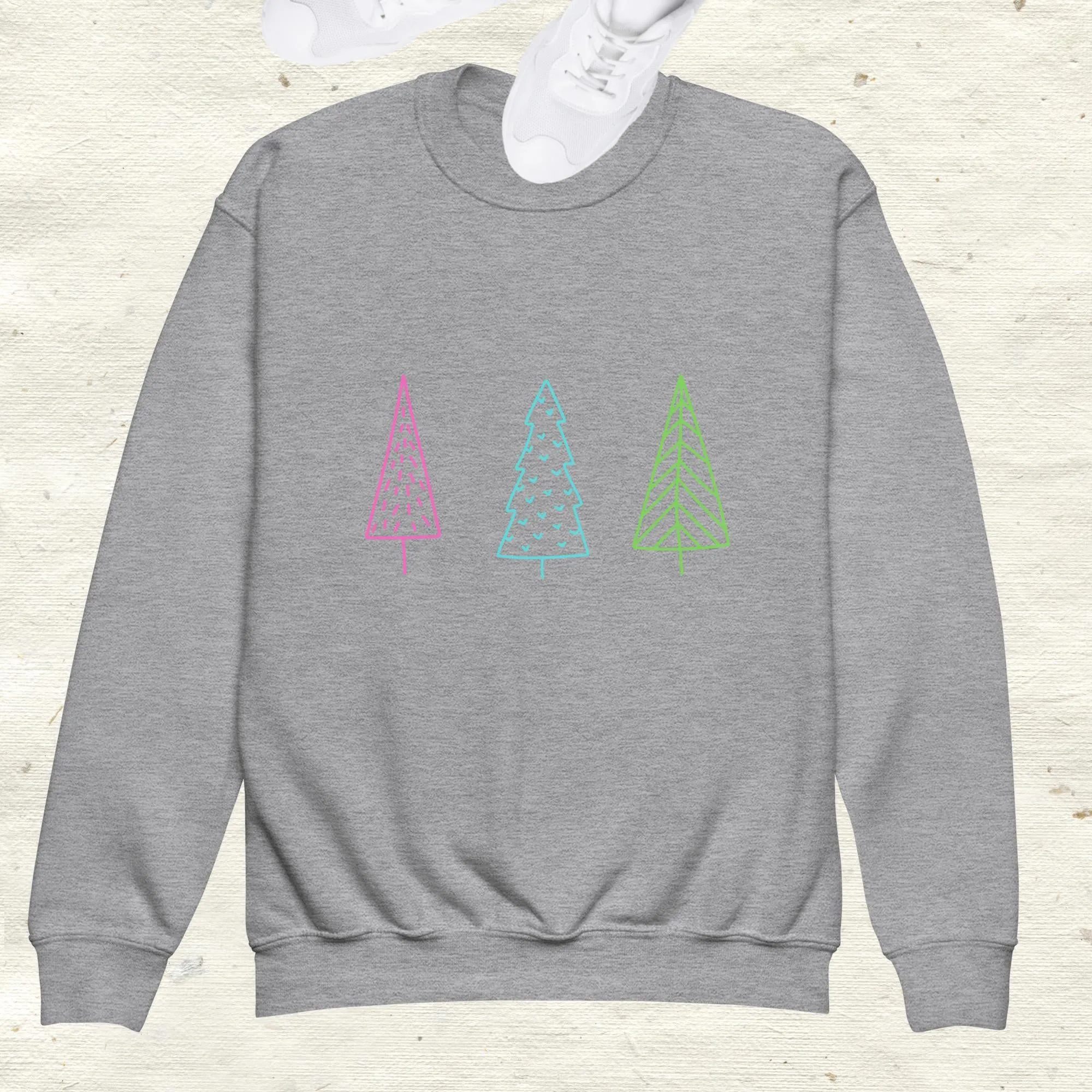 Christmas Trees Youth Crewneck Sweatshirt