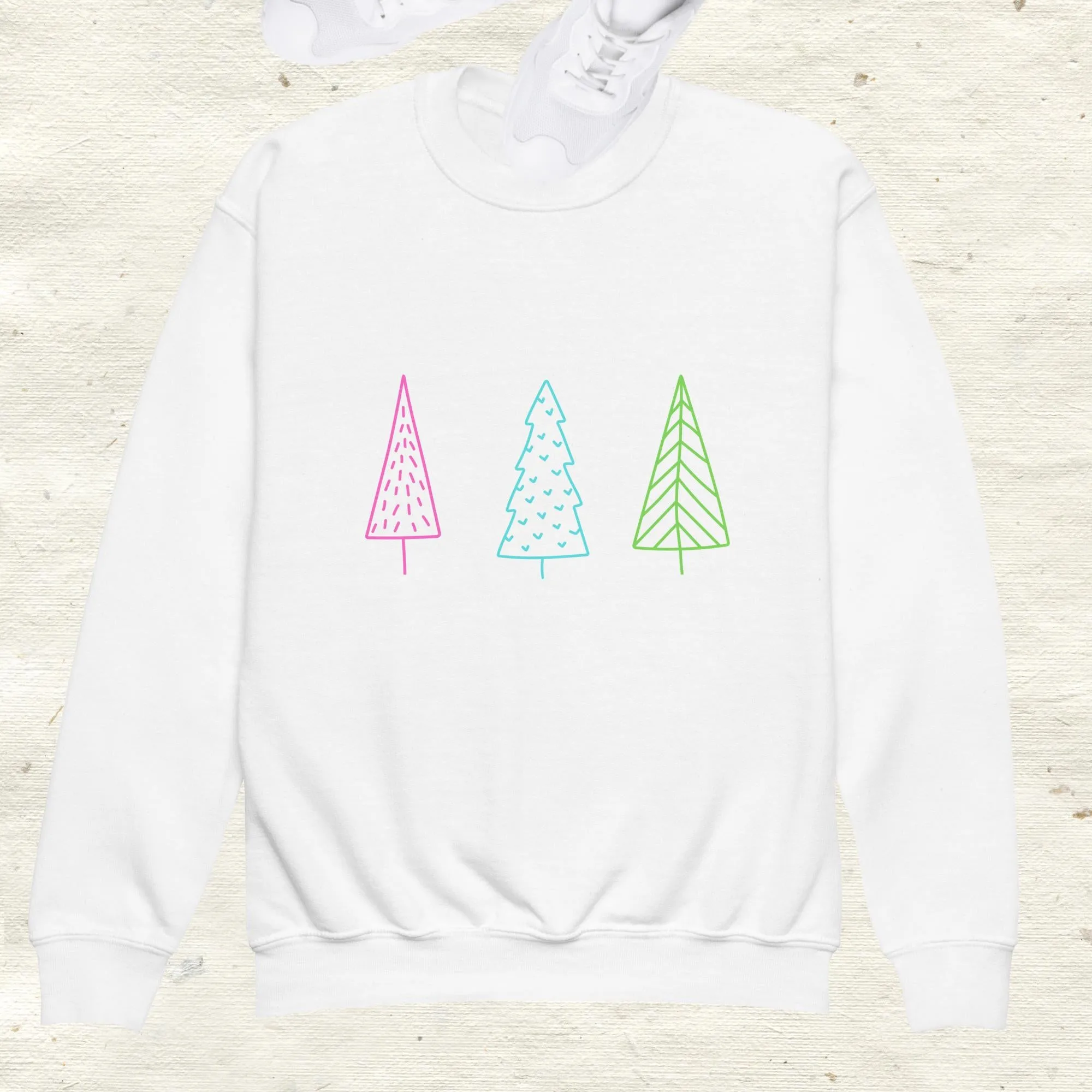 Christmas Trees Youth Crewneck Sweatshirt