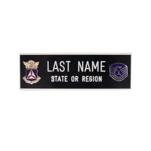 Civil Air Patrol Blazer Name Plate: TSGT