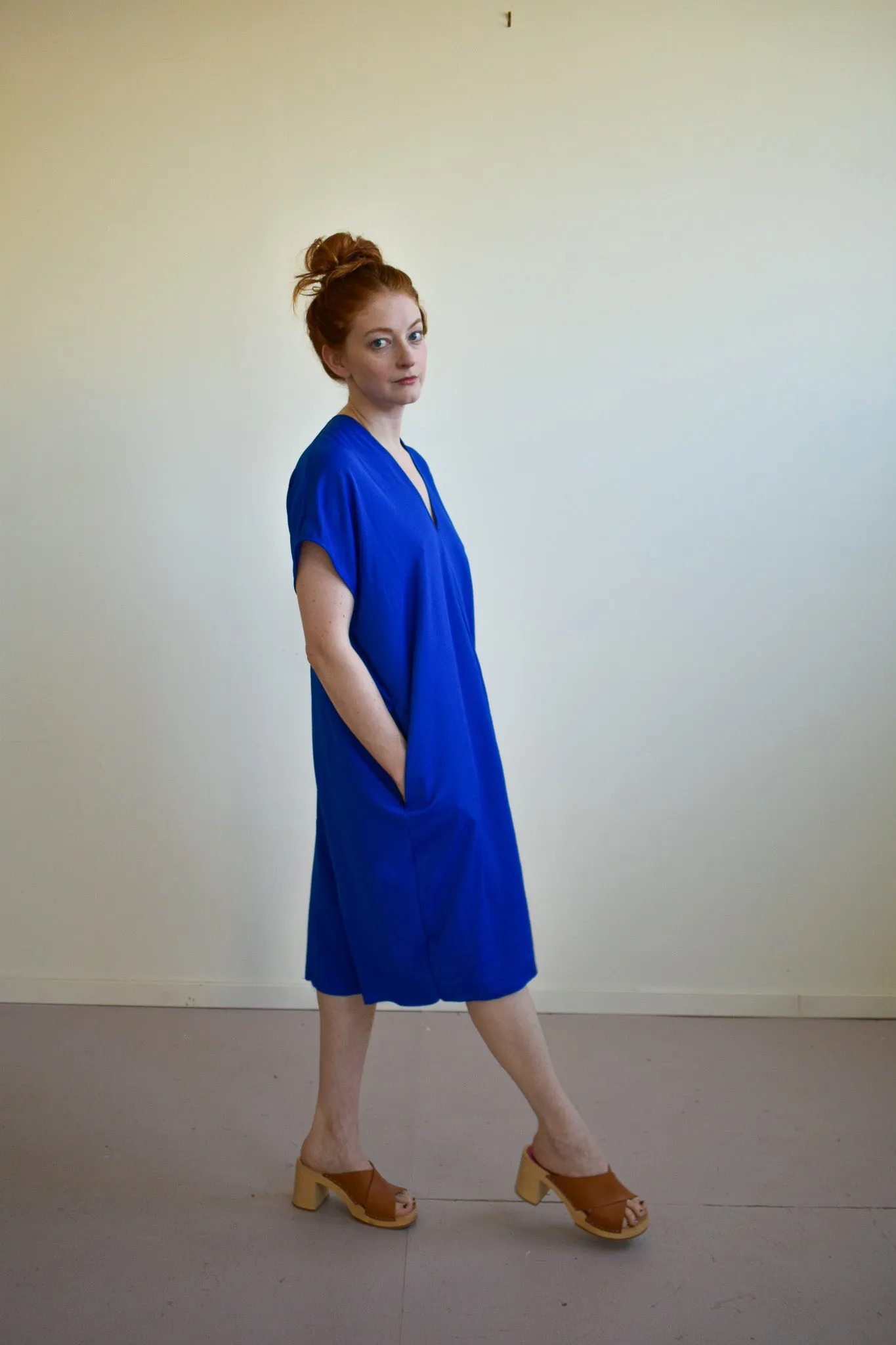 Classic Kaftan in New Moon Ultra Blue