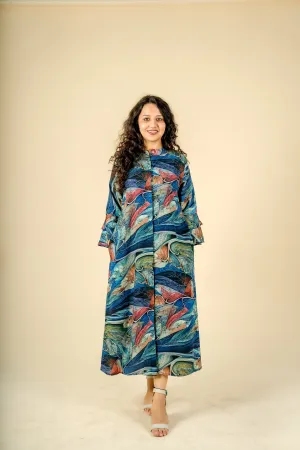 Colorsplash Long Tunic Dress