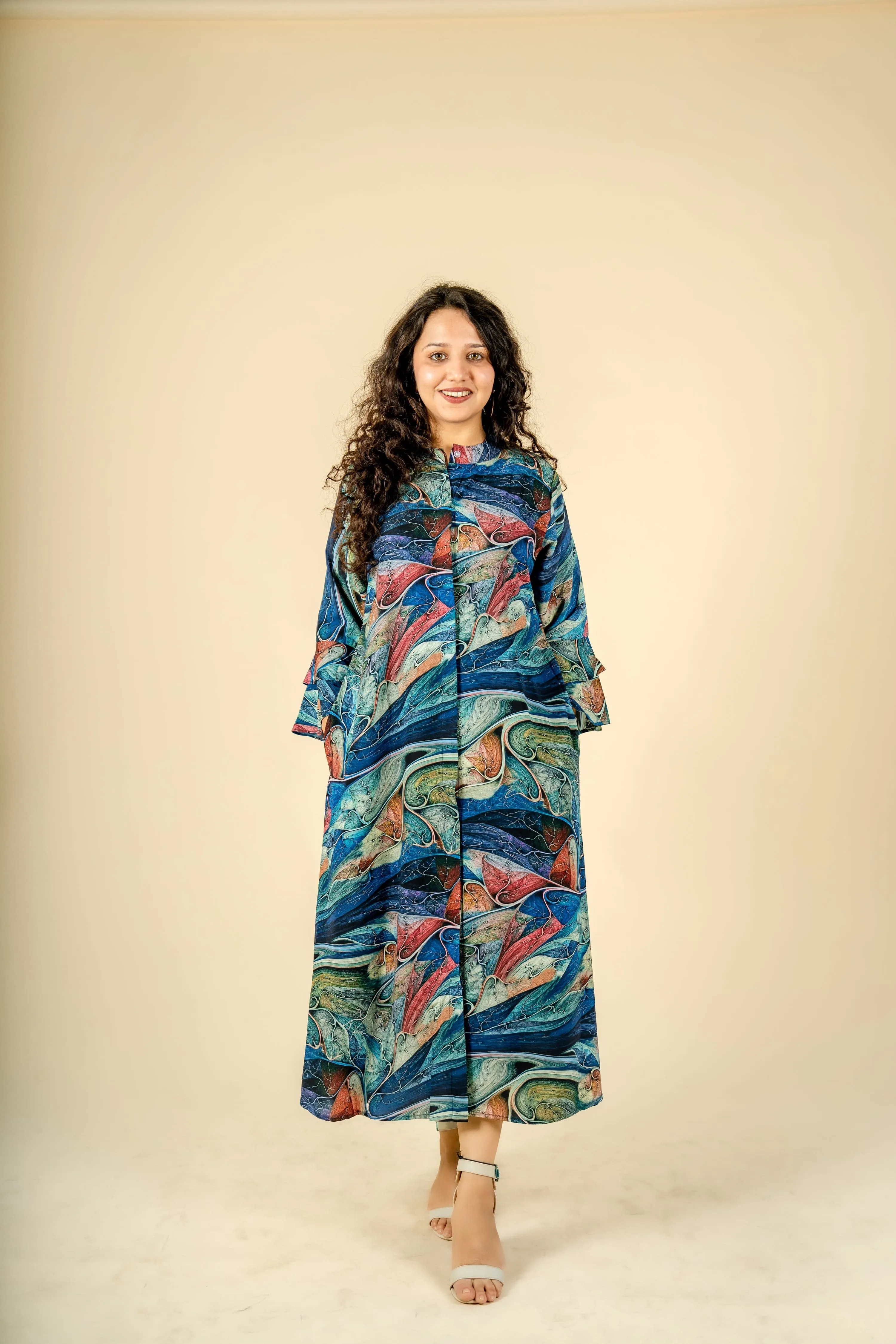 Colorsplash Long Tunic Dress
