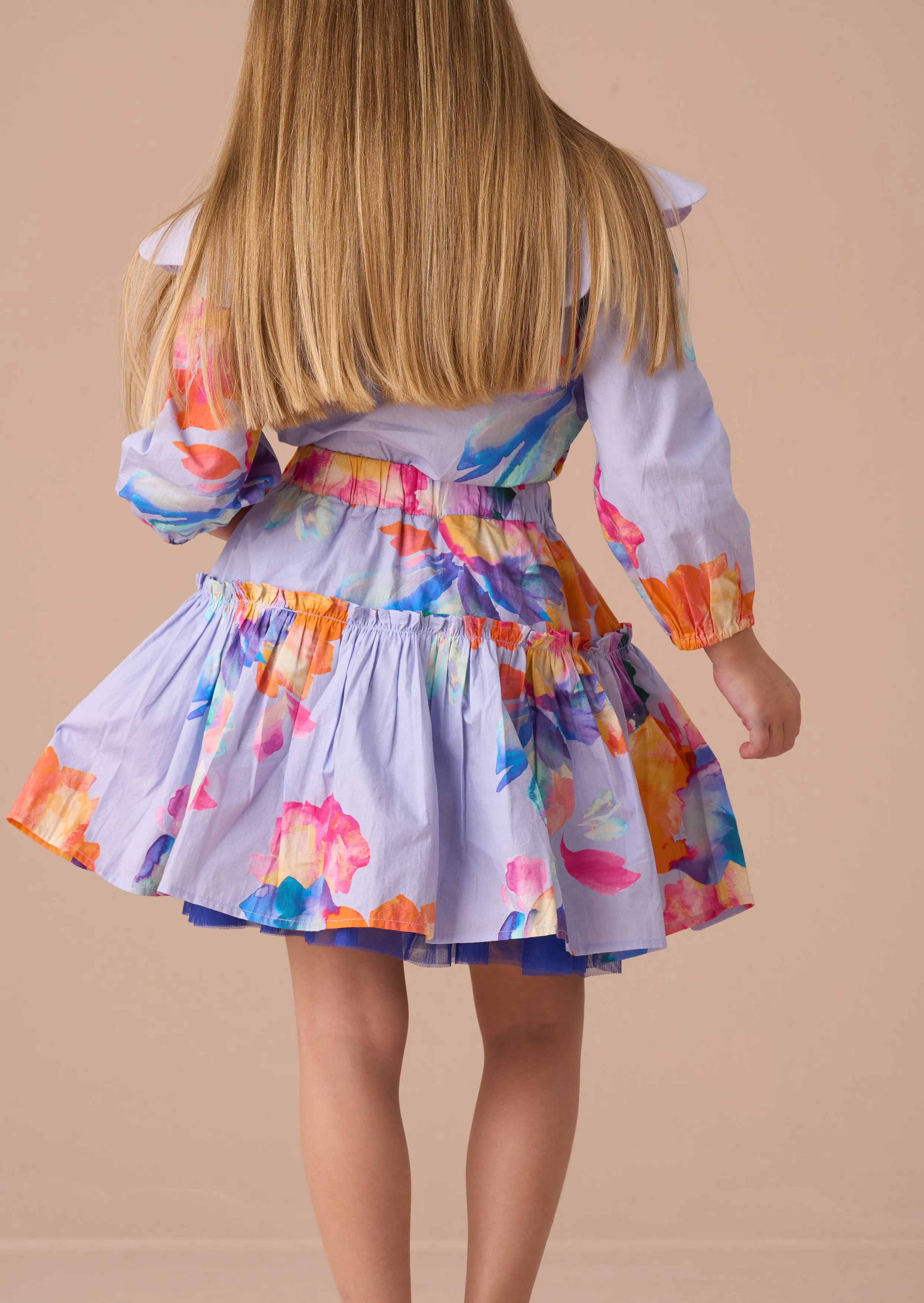 Darcy Blue Printed Skirt