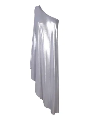 Diagonal silver tunic