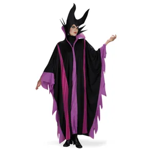 Disney Maleficent Deluxe Costume for Adults, Black and Purple Tunic