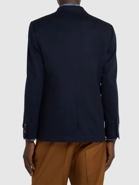 Etro   Cashmere double breasted blazer 